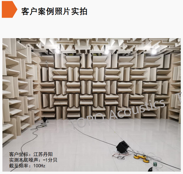 半消聲室-1分貝